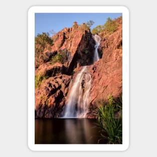 Rusty Red Waterfall Sticker